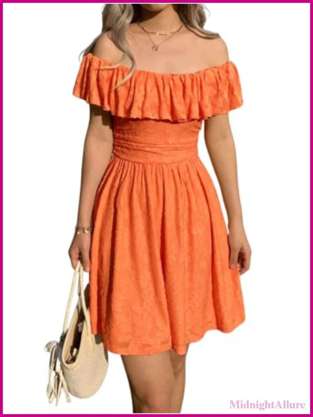 Off the Shoulder Floral Mini Dress Wedding Guest Summer